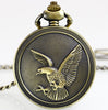 Fashion Male Back Brown Cover Vintage Classic Pocket Watch Box Holder Storage Case Coin Purse Pouch Bag With Chain