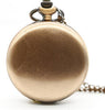Fashion Silver/Bronze/Black/Gold Pocket Watch Smooth Quartz Pocket Watches Jewelry Alloy Chain Pendant Necklace Man Women Gift