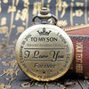 Fashion Silver/Bronze/Black/Gold Pocket Watch Smooth Quartz Pocket Watches Jewelry Alloy Chain Pendant Necklace Man Women Gift