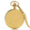 Retro Black Fashion Silver Smooth Steampunk Quartz Pocket Watch Stainless Steel Pendant 30CM Chain for Men Women with Gifts Box