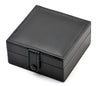 Fashion Male Back Brown Cover Vintage Classic Pocket Watch Box Holder Storage Case Coin Purse Pouch Bag With Chain